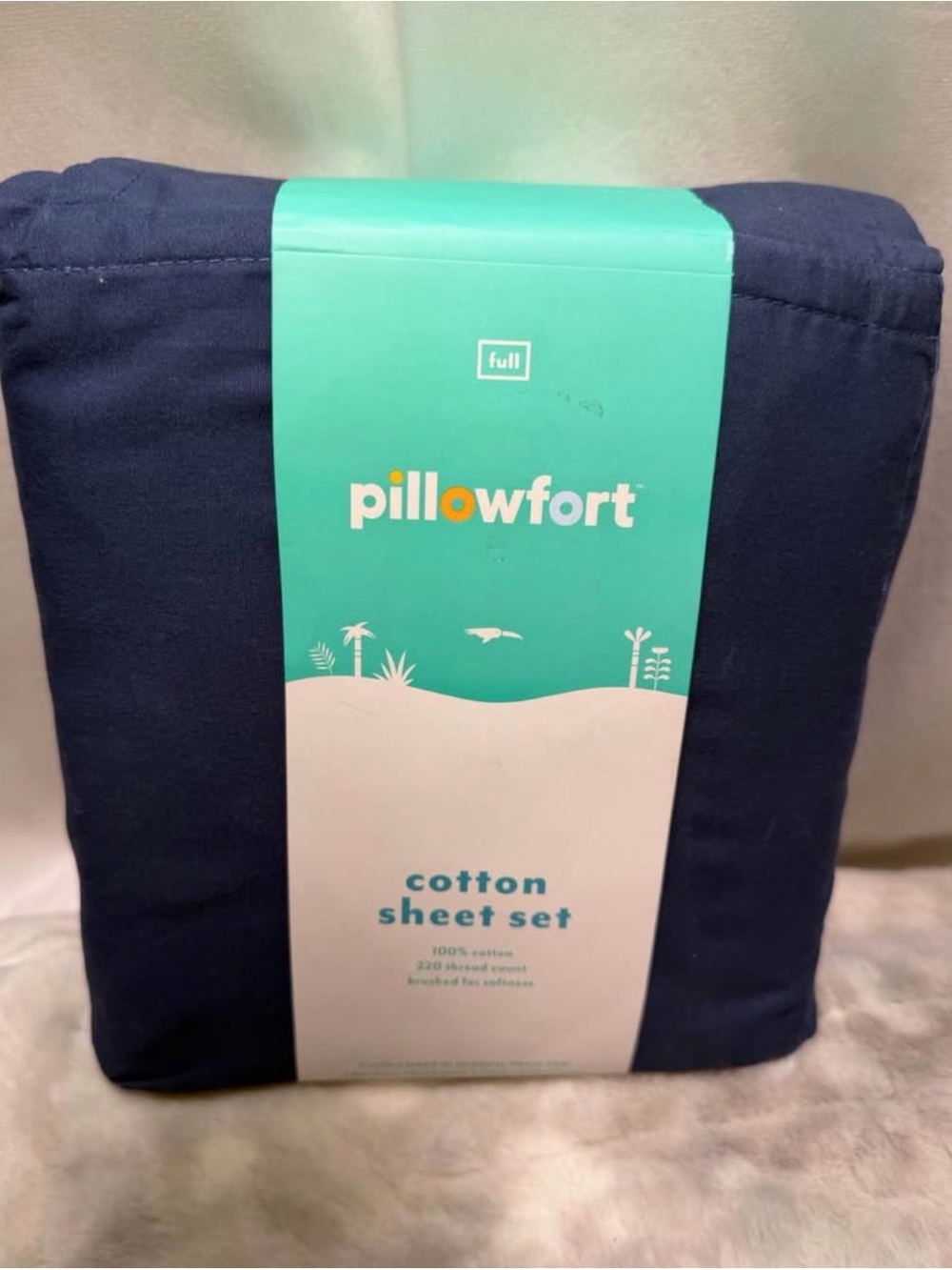 New Pillowfort Full Blue Sheet Set
